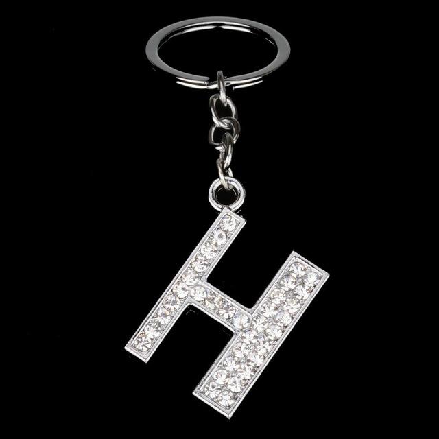 Rhinestone Keychain Accessories  Letters Rhinestone Bracelets
